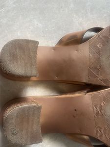 Metro Bronze Thong Sandals