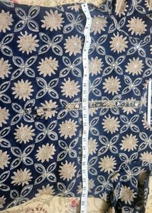 Silk Floral Print Kurti XL