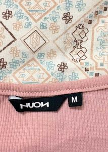 Cute Pink Ribbed Long Sleeve Top