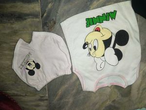 Baby Girl Disney Minnie & Mickey Pants