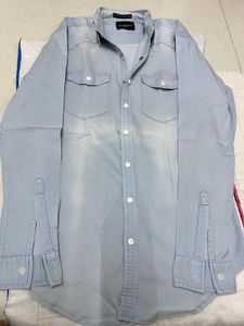 Men's Premium Light Blue Denim Shirt