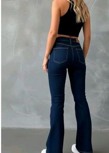 Flared Dark Wash Jeans