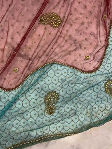 Embellished y2k Silk Saree