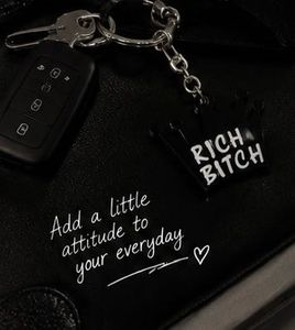Crown Keychain - "Rich Bitch"