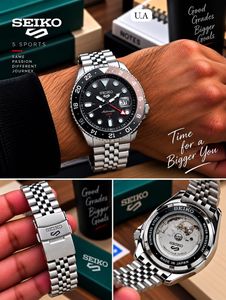 Seiko 5 Sports Automatic Green Dial Watch
