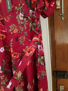Floral Print Fit &amp; Flare Dress