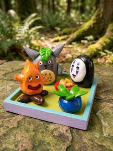 Cute Anime Figurines Set