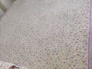 Bedsheet with pillow covers.