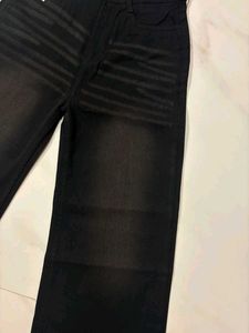 New Black Wide Leg Jeans