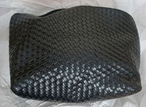 Avon leather wallet/Pouch - Black With Golden