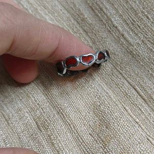 Heart Charm Stackable Ring