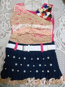 Mehboob Girl's Wear Set for 1year Old Girls