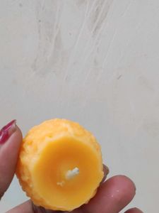 Handcrafted motichur Laddu Scented Candle set -4