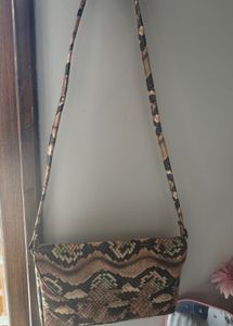 Van Heusen Snake Print Clutch