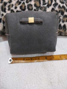 Stylish Grey Makeup Pouch