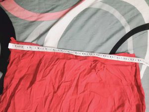 Flowy Coral Ethnic Ghaghra for saree