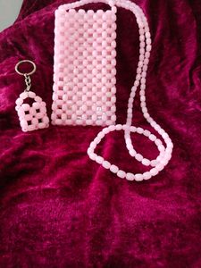 Handmade Mobile Sling With Key Chain