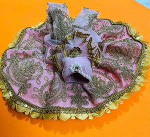 Laddu Gopal Fancy Dress Fabric Net Size All