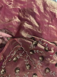 Designer Embroidered Silk Saree