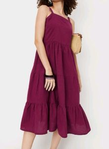 Tiered Midi Dress