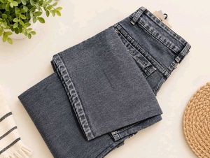 Korean Grey Denim Jeans (Women)