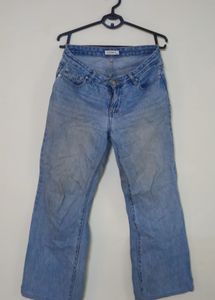 Light Wash Wide Leg Jeans