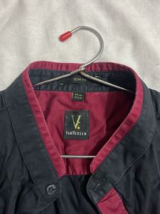 Men's Black &amp; Red Button-Up Shirt