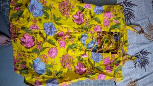 Vibrant Floral Yellow Blouse