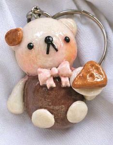 Cute Teddy Bear Keychain
