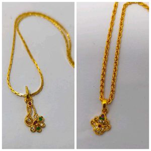 Gold Chain with Pendant comboo special offer 🤩🤩�
