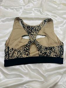 Champion Sports Bra Leopard Print