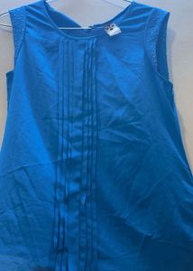 Vibrant Blue Sleeveless Top