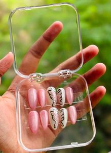 Sparkling Butterfly Press-On Nails