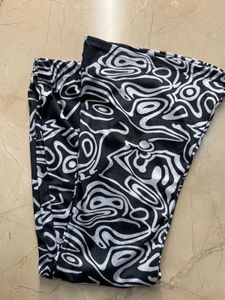 Groovy Print Flared Pants