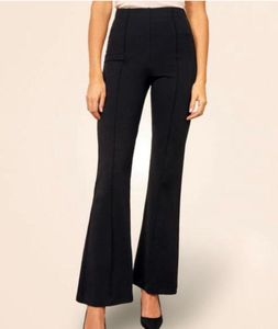 Stylish Black Flared Leg Pants