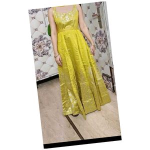 Yellow Embroidered Lehenga Choli