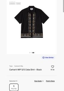 Carhartt Embroidered Short Sleeve Shirt