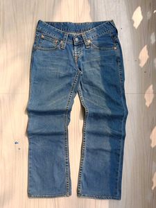 Levi's bootcut low waist classic blue denim Jeans