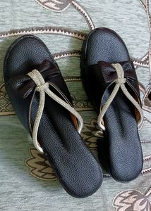 Black Rhinestone Heels Sandle Wedges Every Size