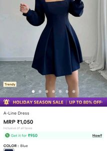 Elegant Blue Dress