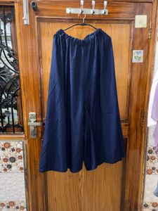 🌸Elegant Navy Blue Kurta Set with Sharara