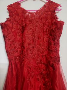 Red Evening Gown For Women..