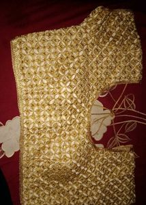 Brand New Embroidered Gold Blouse