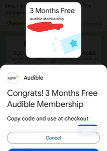 Audible Membership Coupon