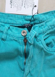 💚 Brand New Street9 Green Wide Leg Jeans
