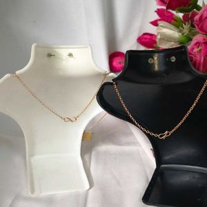 Butterfly Combo Metal Necklace and Earrings