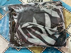 Elegant Black Kurta Set with pant and dupatta