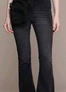 Black Flared Bootcut Jeans