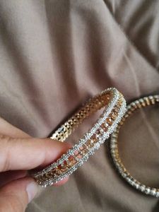 Sparkling Gold &amp; Silver Bangles