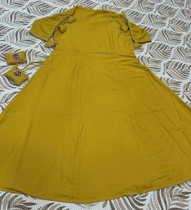 Golden Yellow Kurti
